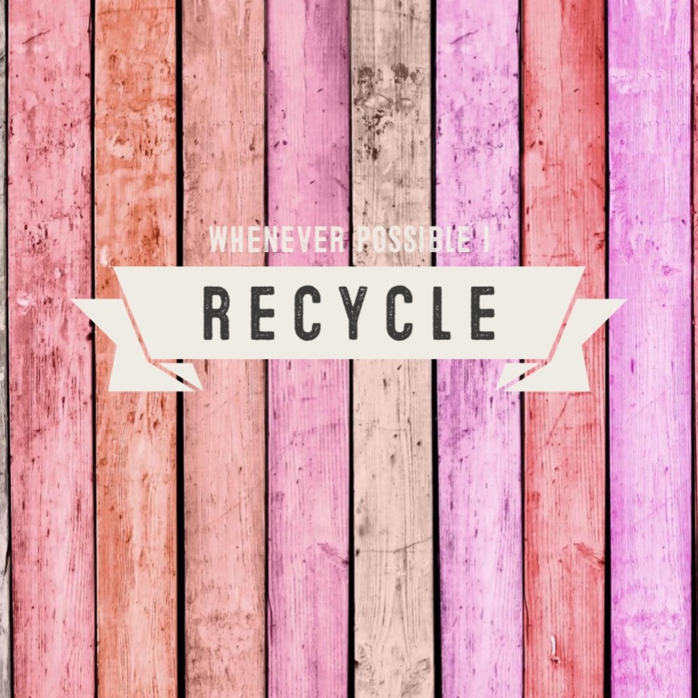 I use recycled packaging materials!